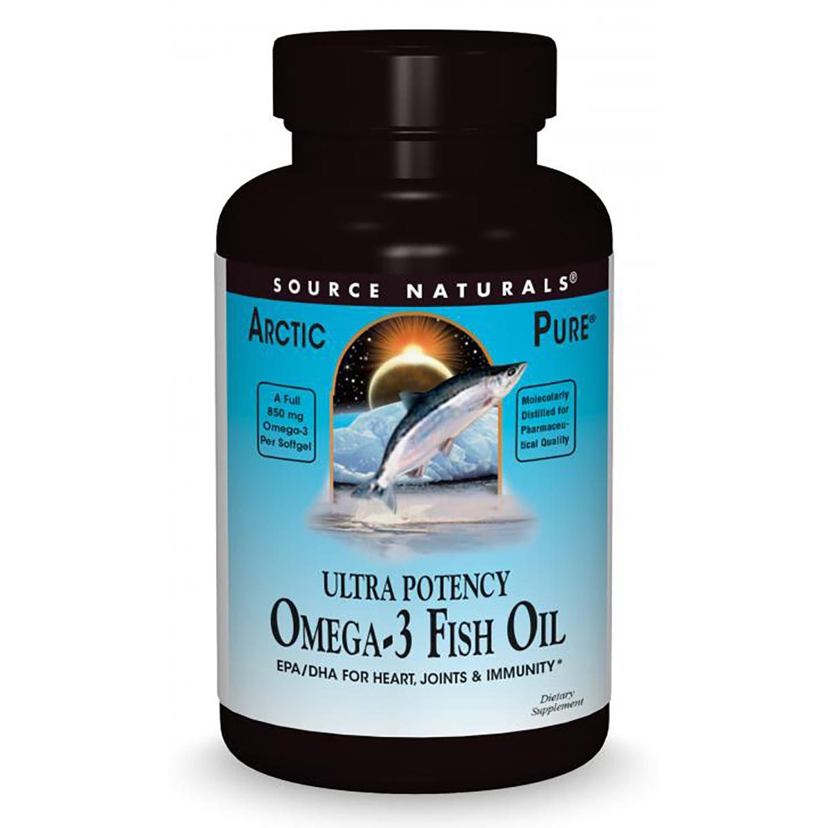 Source Naturals Ultra Potency Omega-3 Fish Oil 850mg 60 Gels