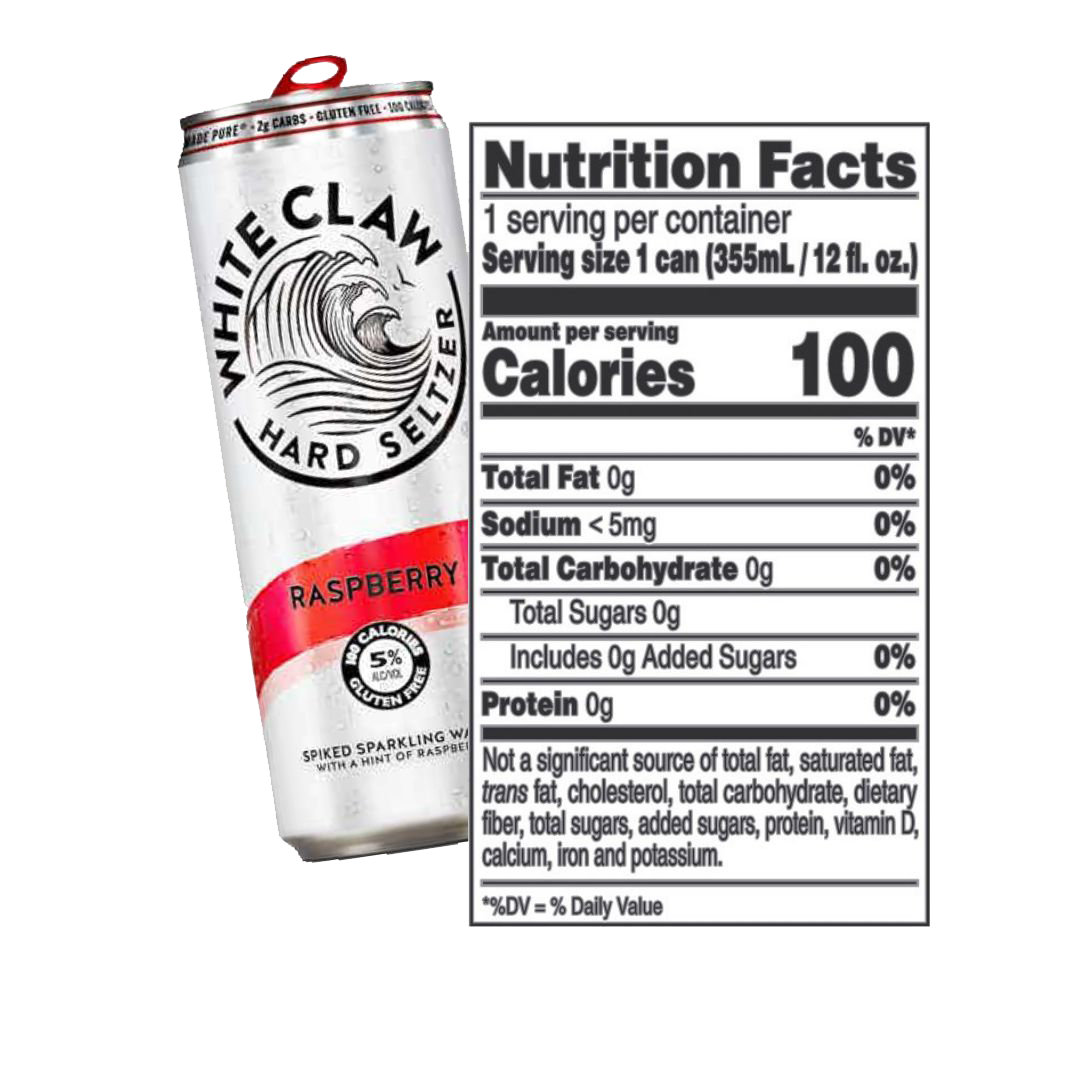 white claw nutrition facts