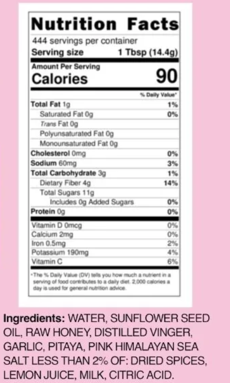 The Nutrition Facts Behind TikToker @Chef.Pii Pink Sauce — Best Price