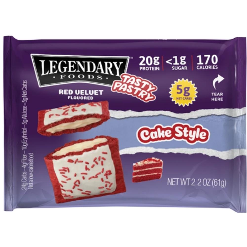 Legendary Foods Tasty Pastry Cake Style 12/box Foods Juices Legendary Foods Red Velvet (CAKE STYLE) 
