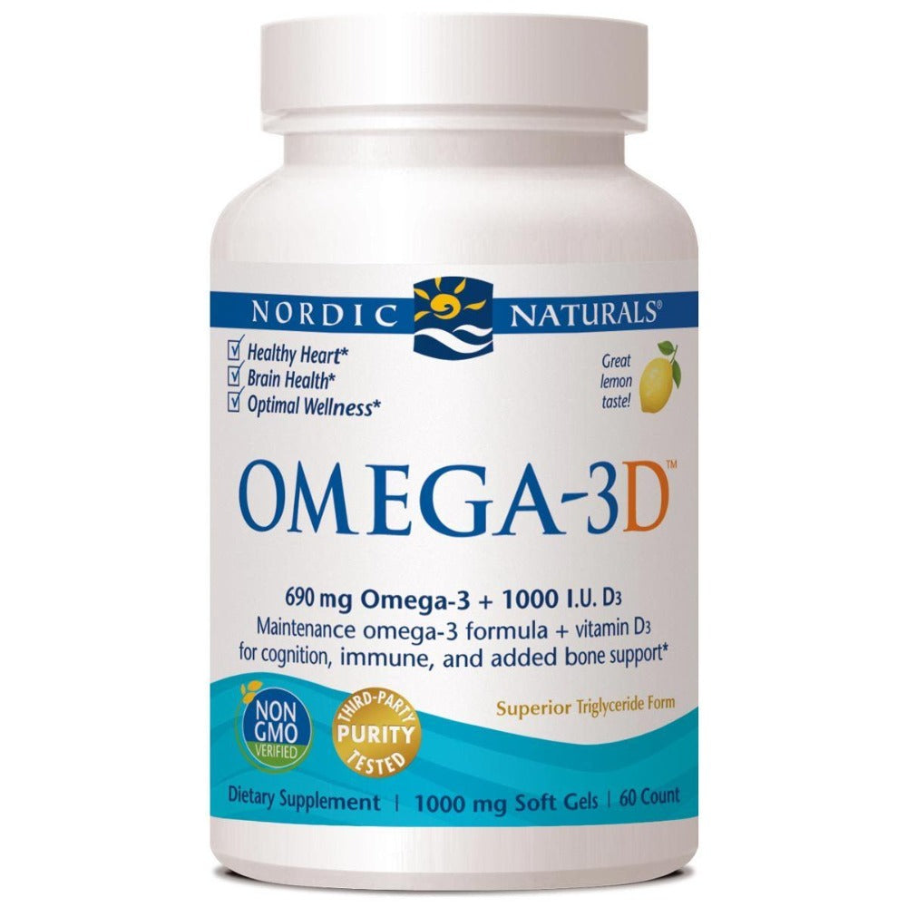 Nordic Naturals Omega-3D 60 SoftGels