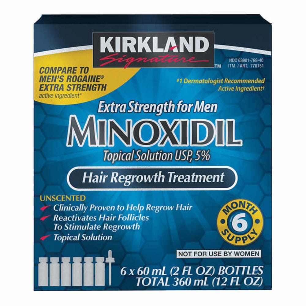 Kirkland Minoxidil 6 Month Supply Specialty Health Products Kirkland 