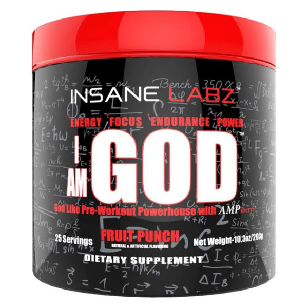 30 Minute Insane Labz I Am God Pre Workout for Fat Body