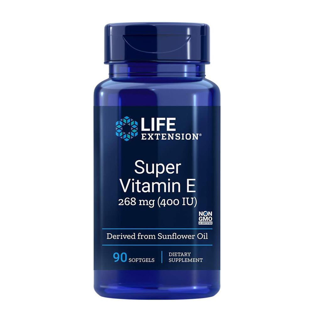 Life Extension Super Vitamin E 400iu 90 Softgels