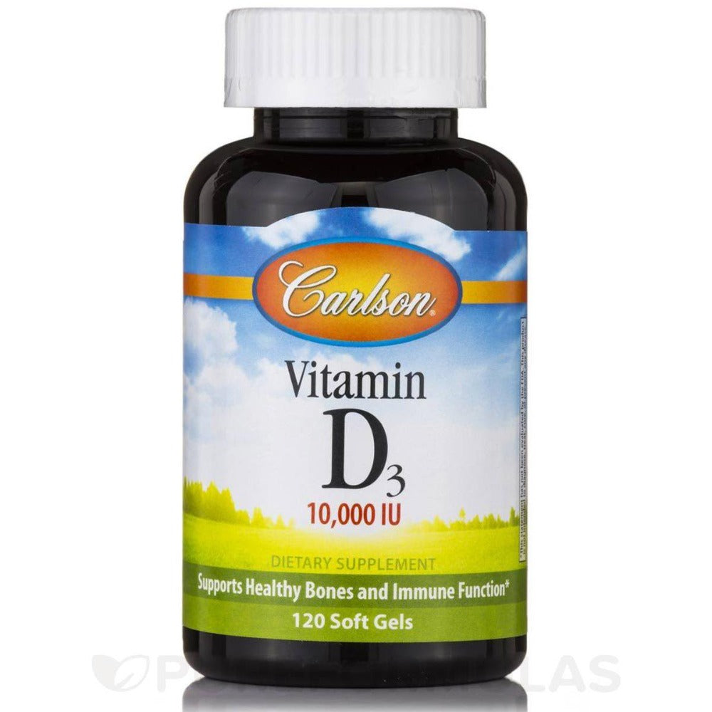 Carlson Vitamin D 3 10 000iu 120 Gels Orders Over 50 Ship Free