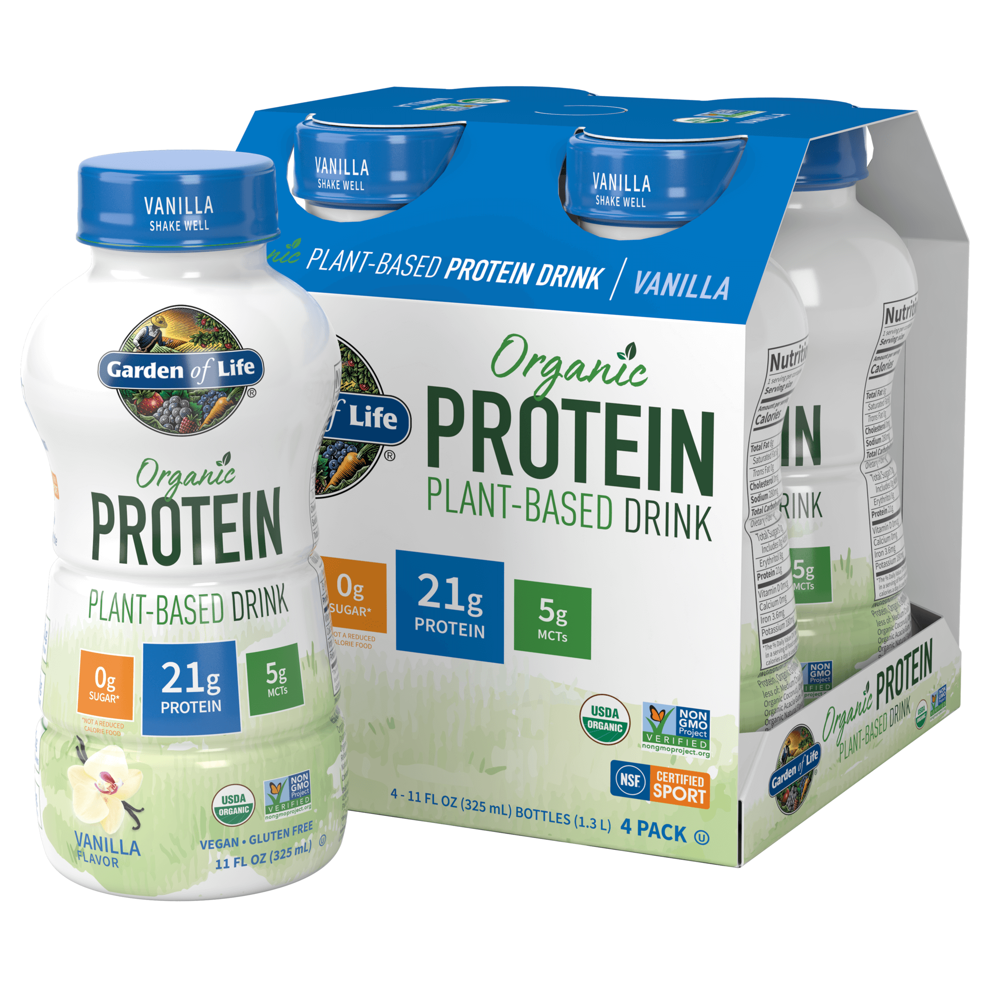All New Garden Of Life Ready To Drink Rtd Protein Shakes
