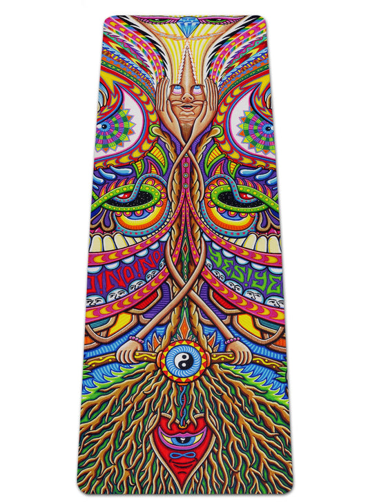 Cosmic Star YOGA MAT, Visionary Art, Psychedelic Fractal, Natural, Flower,  Floral, Pilates, Fitness, DMT Art Design, Rave, Festival -  Canada