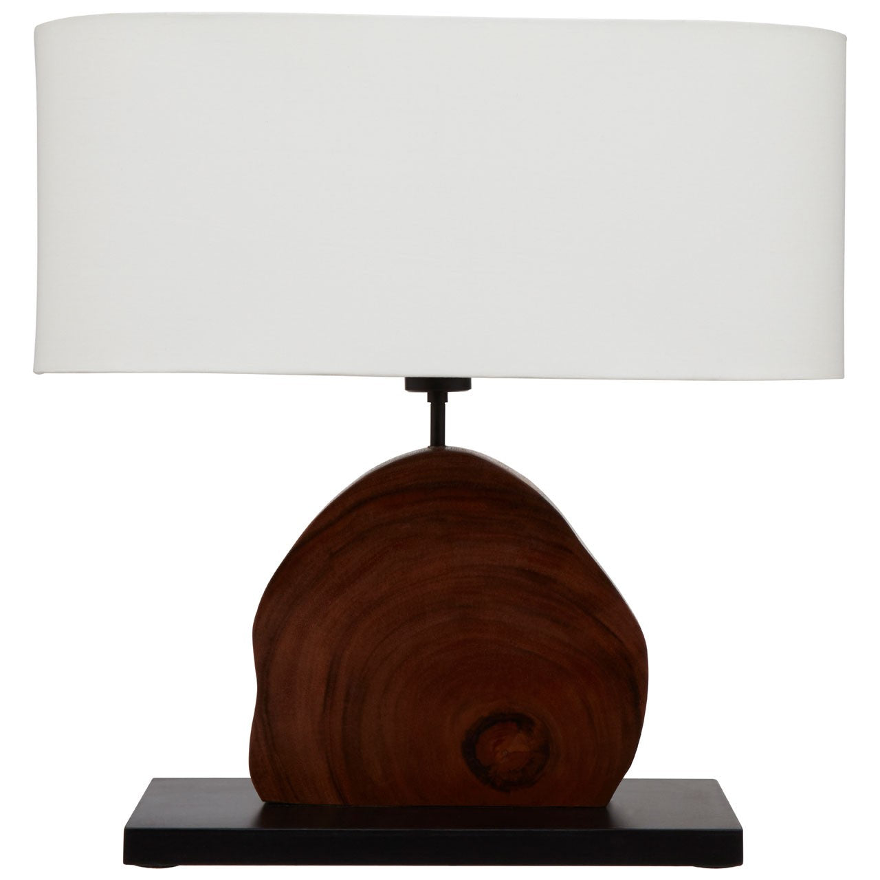 curved wood lamp