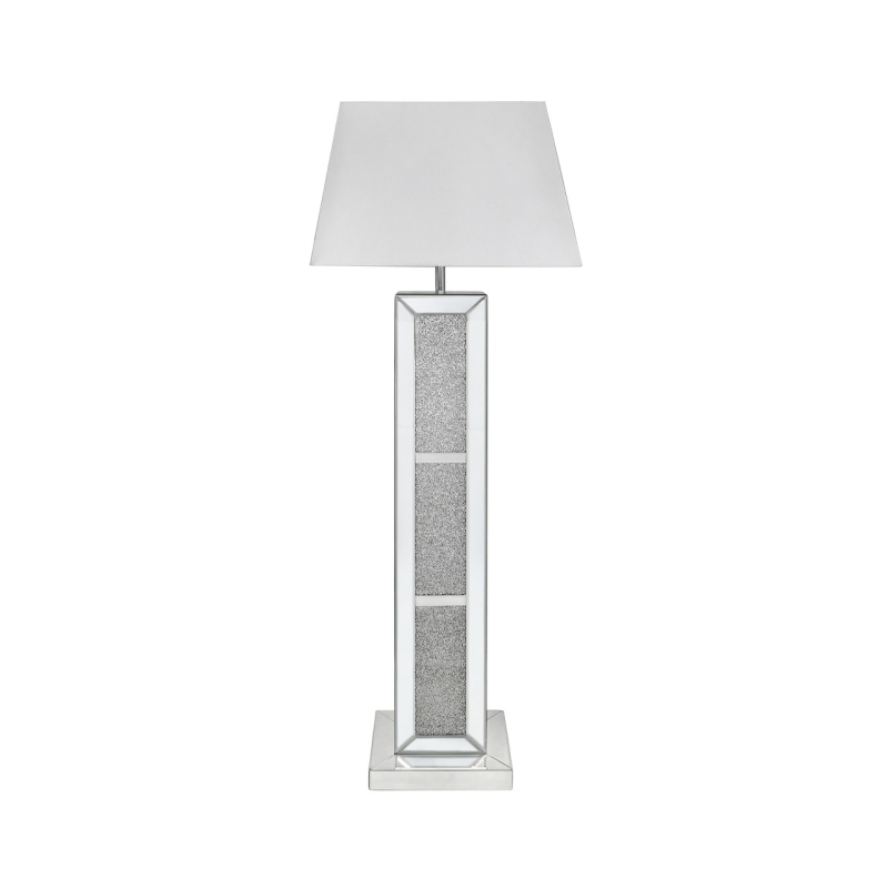 mirrored standard lamp