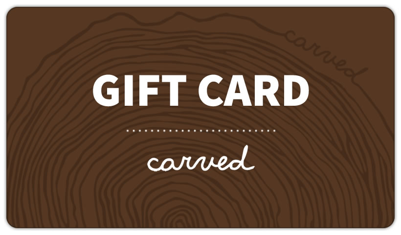 Carved Gift Card