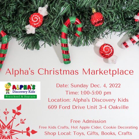 Alpha Christmas Marketplace poster Dec 4 