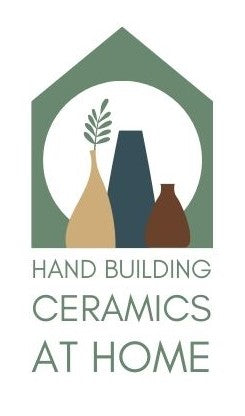 hand building ceramics at home logo