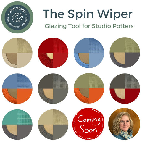 Spin Wiper Pottery Glazing Tool Colour Options for Batch 3 Coming Soon