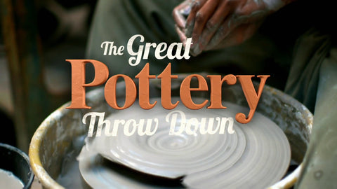 The Great Pottery Throw Down over a potters wheel