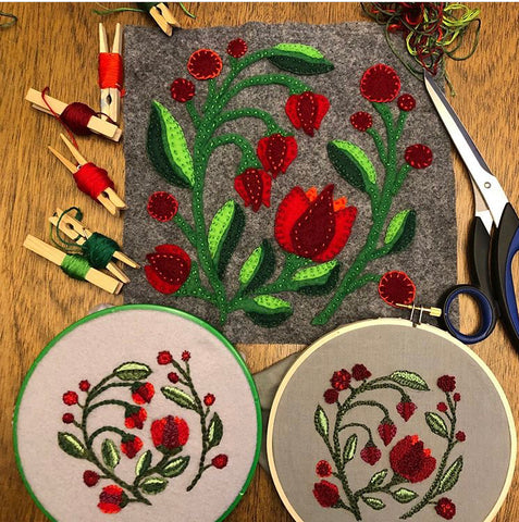 applique sewing embroidery jacquie blondin ceramics 