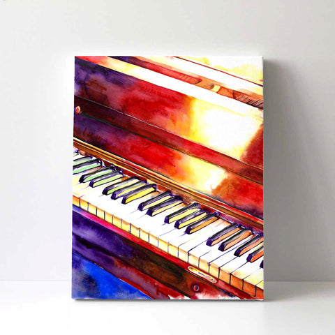 piano keys paintings