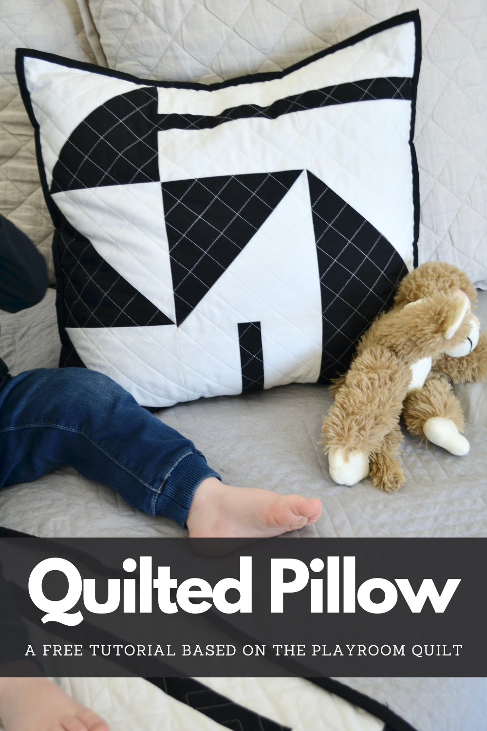 Free Playroom Quilted Pillow Pattern – Sewn Modern Quilt Patterns by Amy  Schelle