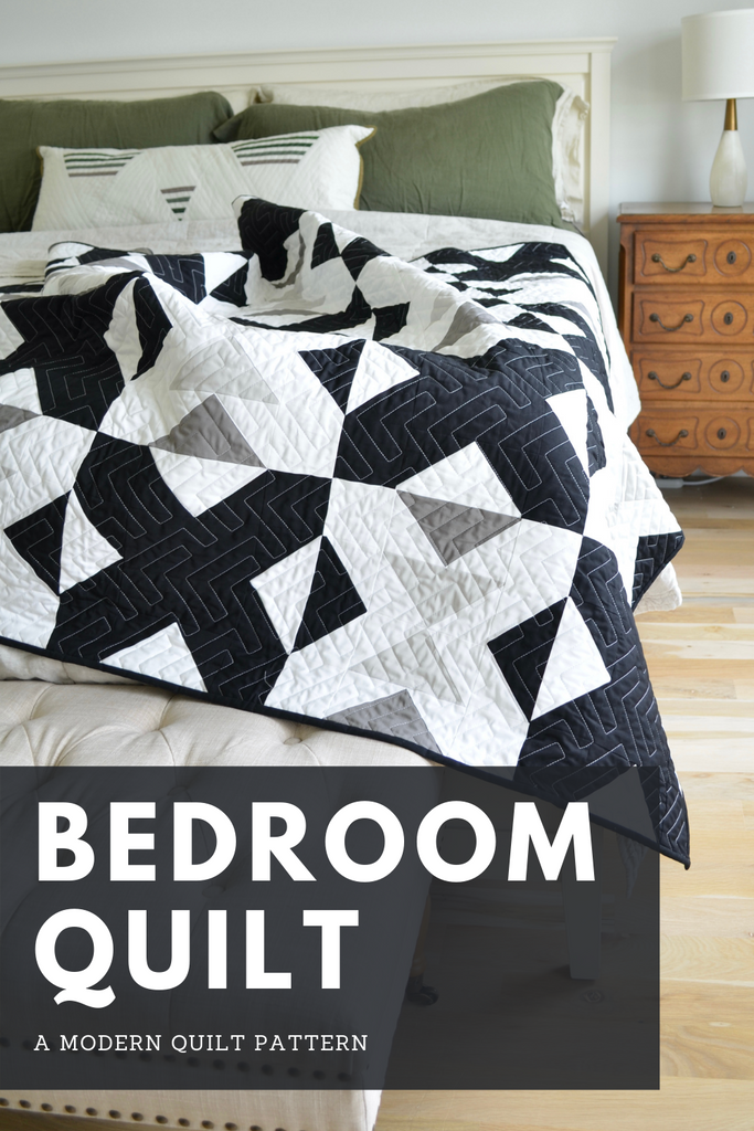 Bedroom Quilt DIGITAL PDF Pattern – Sewn Modern Quilt Patterns by Amy ...
