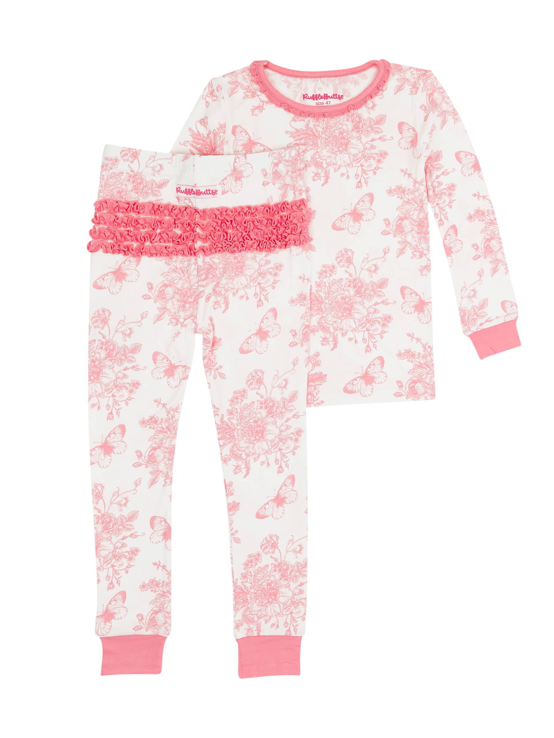 Garden Ruffle Pajama Set 2T