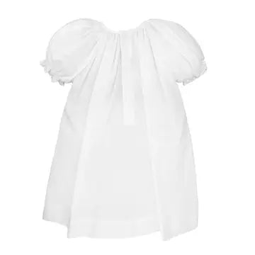 Smocked Batiste Daygown-White