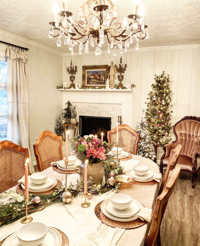Holiday Tablescapes: Blush & Copper – Maison de Mings