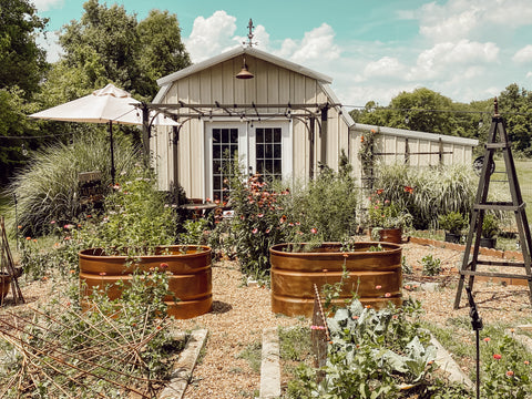 Copper Composting Outdoors