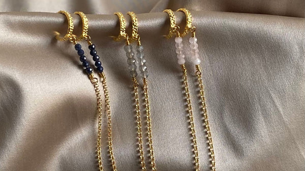Sapphire earrings from Raw Copenhagen
