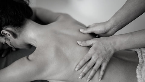 Image of deep tissue massage a great way to treat yourself or a loved one for valentines
