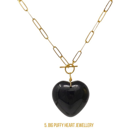 Jewellery-trends-to-look-out-for-in-2023-big-puffy-heart-pendants-necklaces-and-bracelets