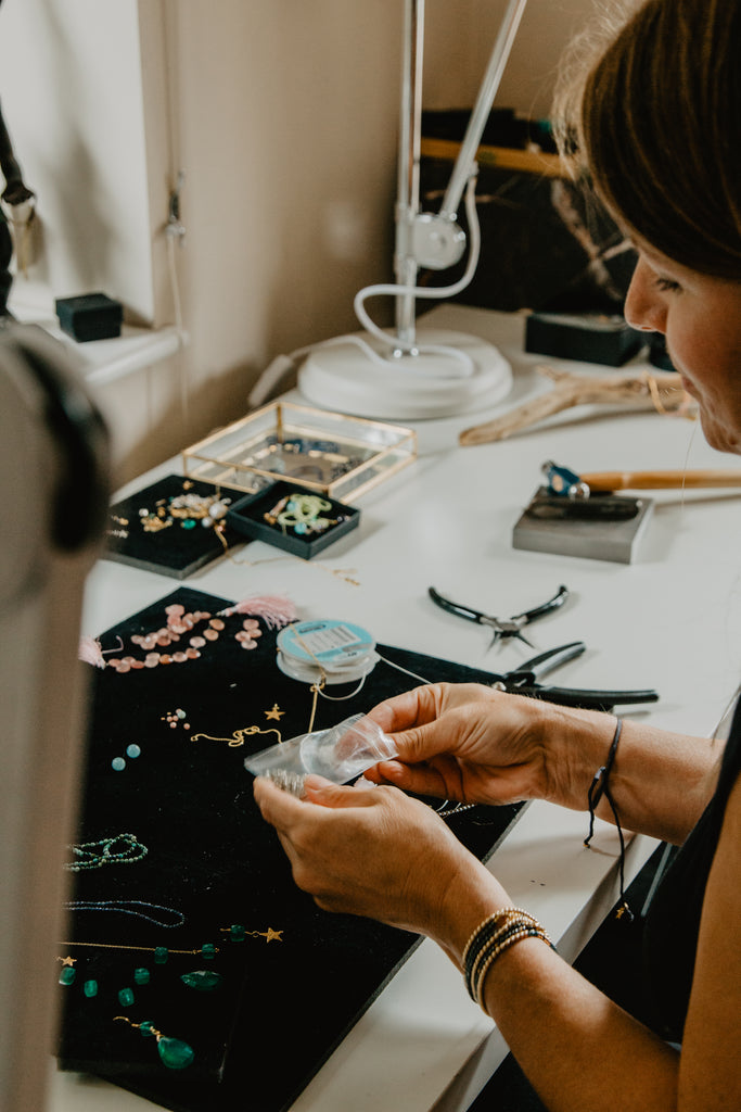 Founder and design of RAW Copenhagen Jewellery, Karina Johansen, specialising in combining Scandi minimalist design influenced  by wanderlust and boho vibes