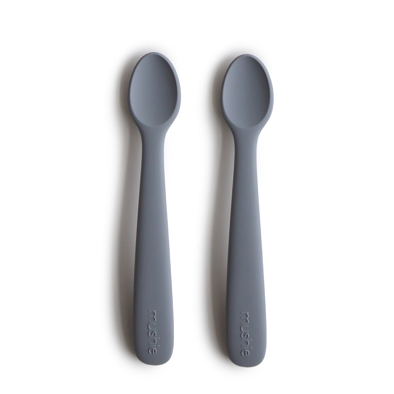 Mushie Silicone Feeding Spoons, Blush/Shifting Sand – Wild Ivy