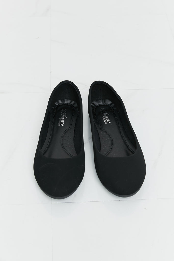 Forever Link Meet You There Flats in Black