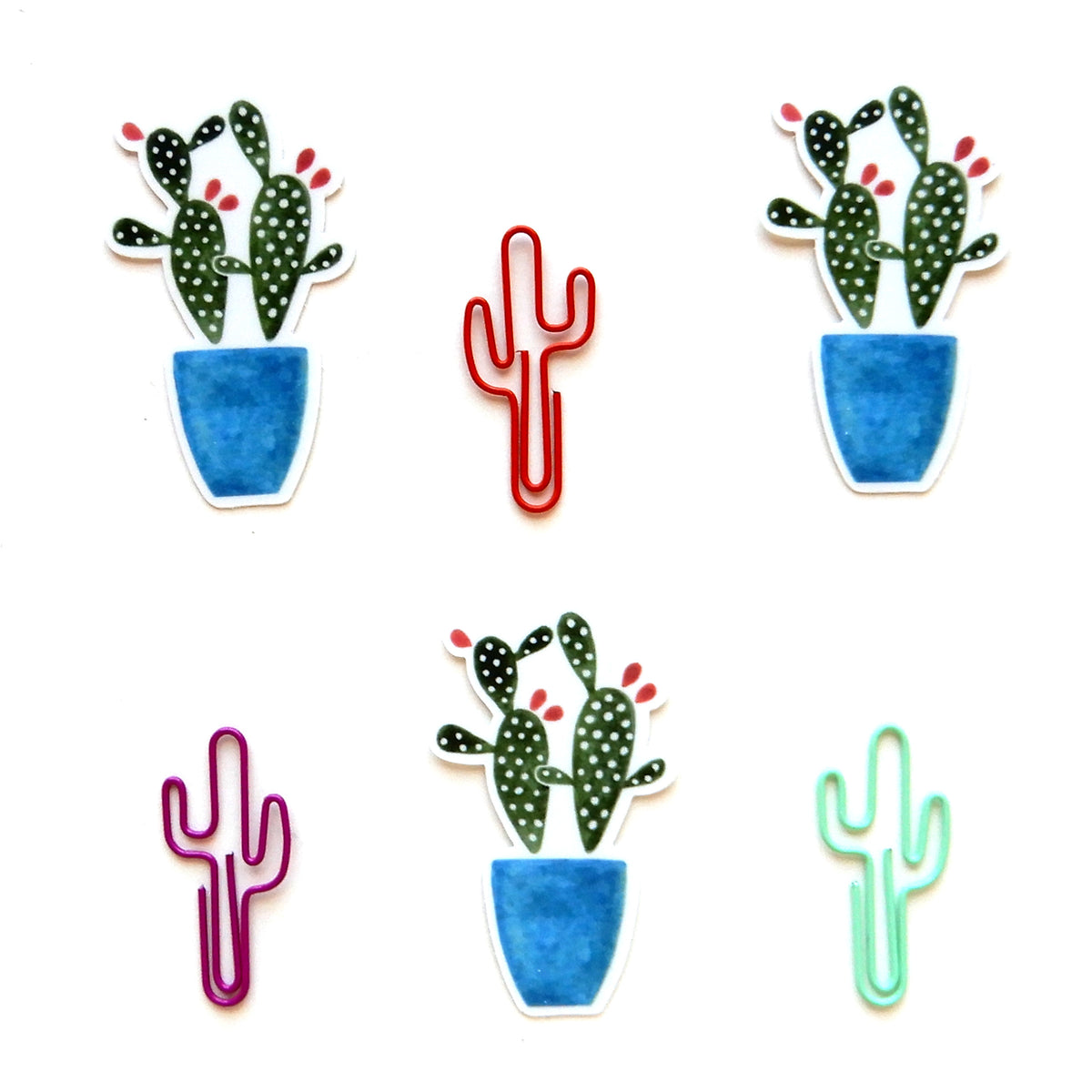 Prickly Pear Cactus Sticker – Sketchy Notions