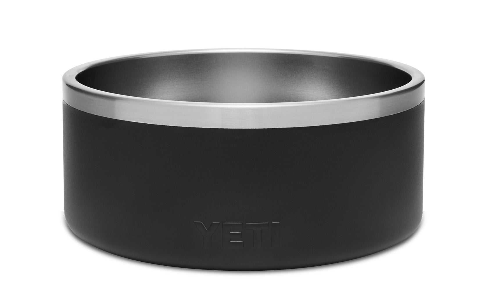 YETI Boomer 8, Stainless Steel, Non-Slip Dog Bowl, Holds 64 Ounces, Black