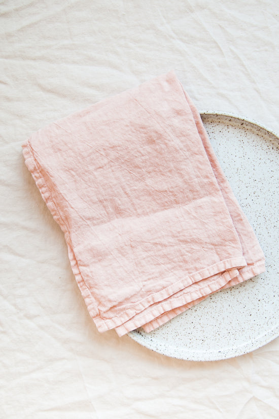 Cotton Waffle Weave Towel / Blush – Earthen