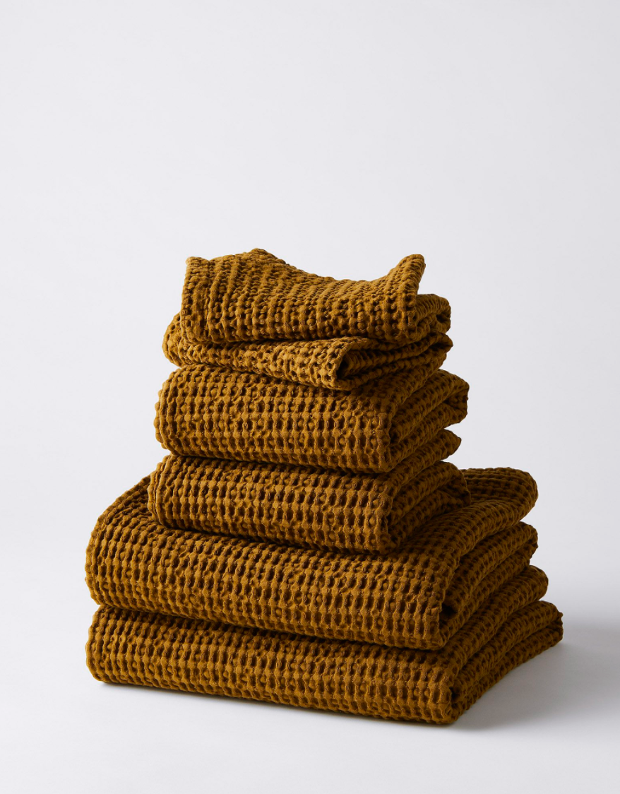 Waffle Weave Washcloths - Blush