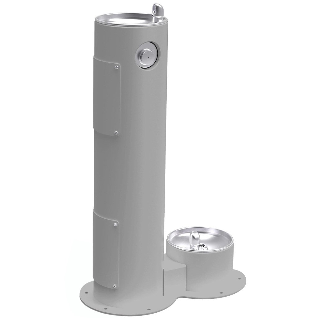 Elkay LK4400DB Outdoor Drinking Fountain with Pet Bowl On Sale Now