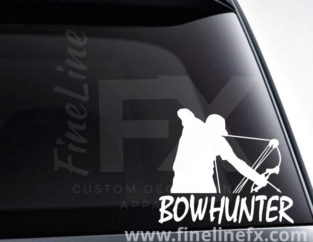 Bow Hunter Archery Hunting Vinyl Decal Sticker 3264