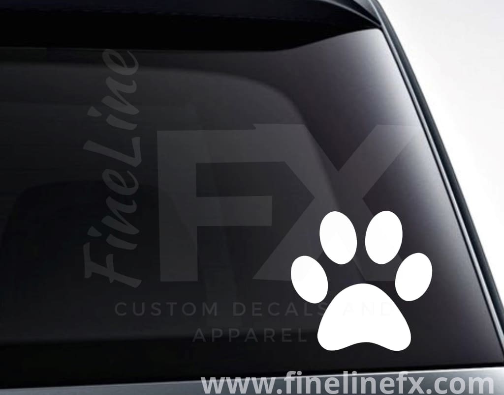 In Memory of Dog Decal with Paw and Angel Wings starting at $4.99