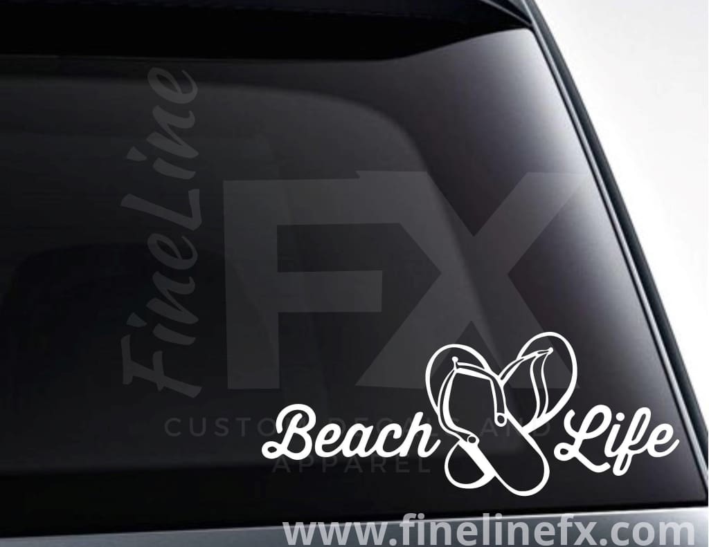 beach life car decals