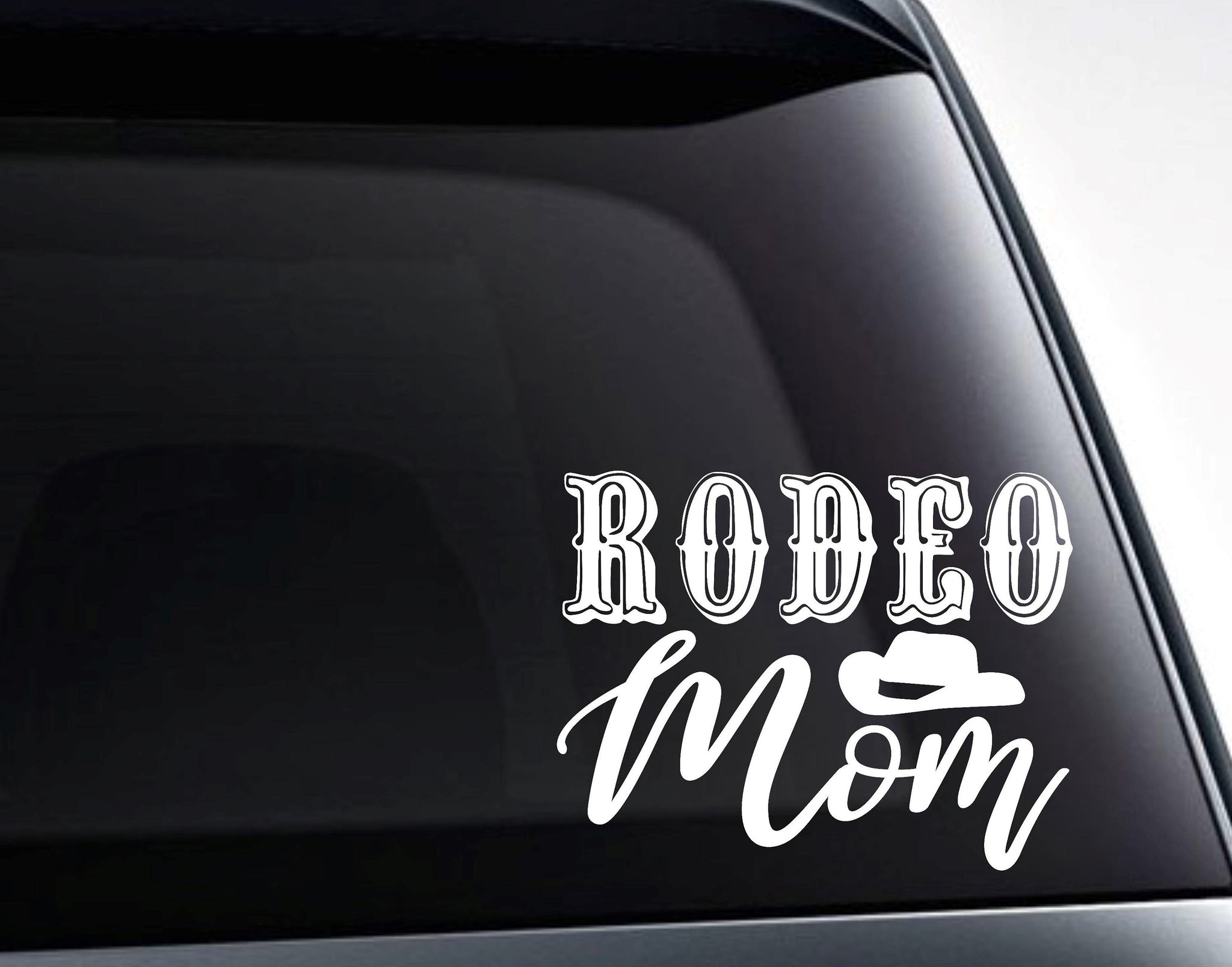 Download Rodeo Mom Cowboy Hat Country Western Vinyl Decal Sticker