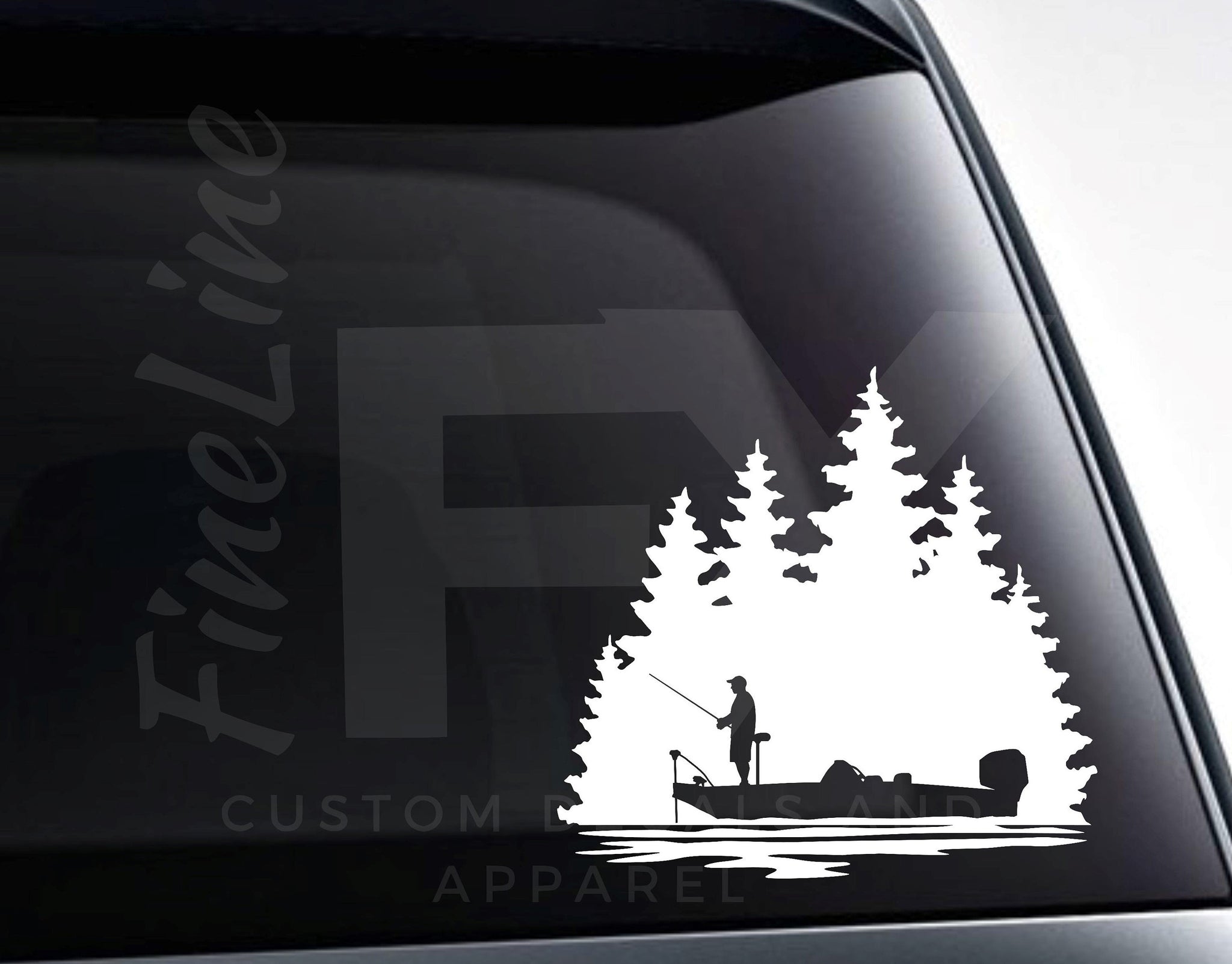 Free Free 329 Fishing Car Decals Svg SVG PNG EPS DXF File