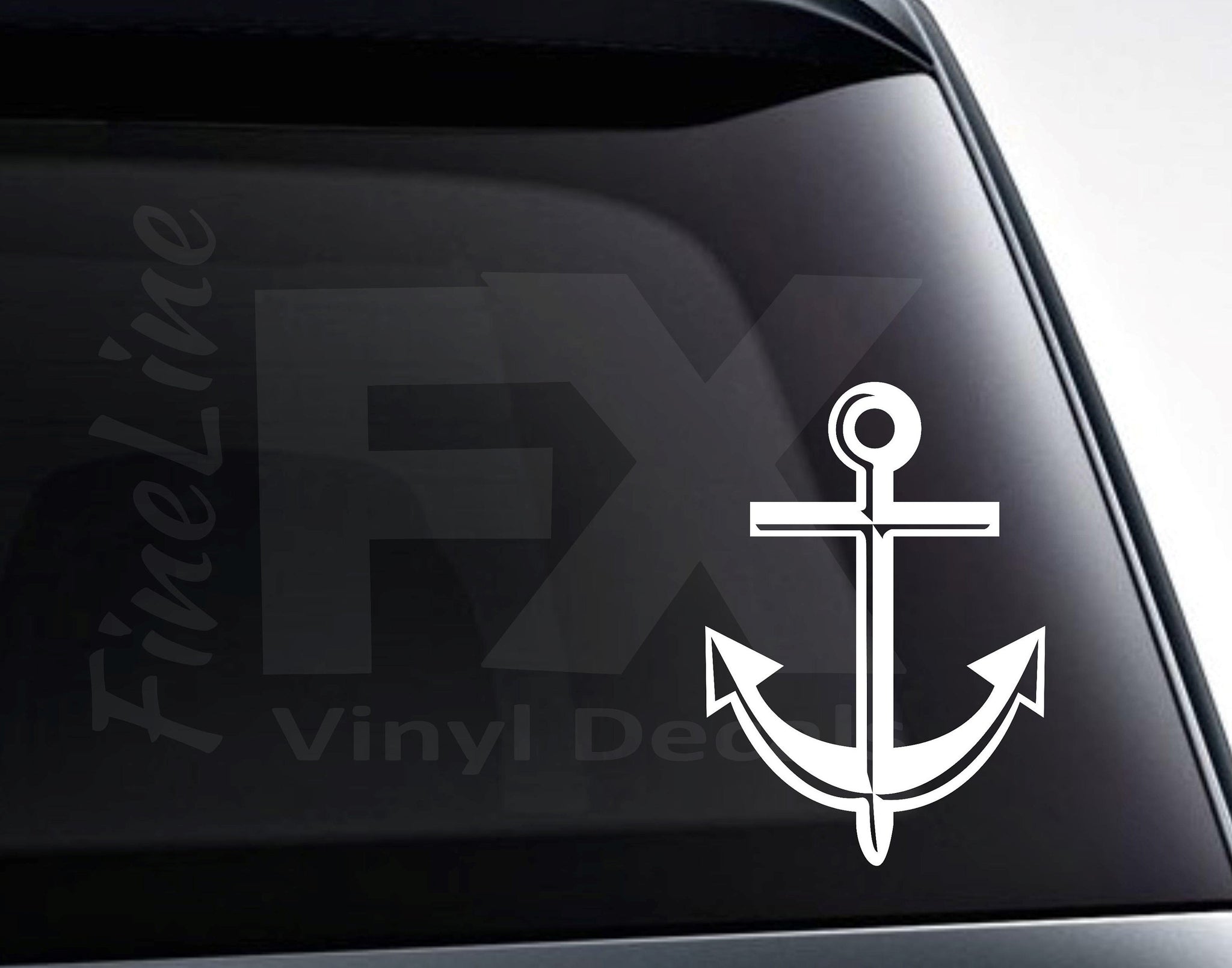 Ship Steering Wheel Nautical Vinyl Decal Sticker