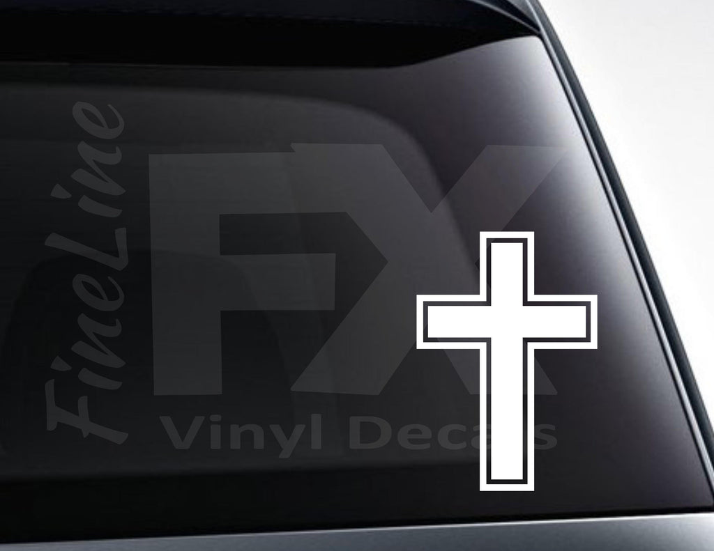 Crosses Heartbeat Christian Window Christian Stickers For Your Car