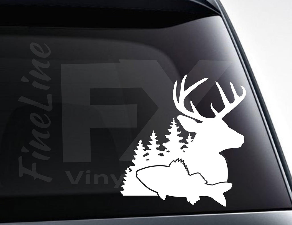 Deer Turkey Outdoors Hunting Vinyl Decal Sticker – FineLineFX Vinyl Decals  & Car Stickers