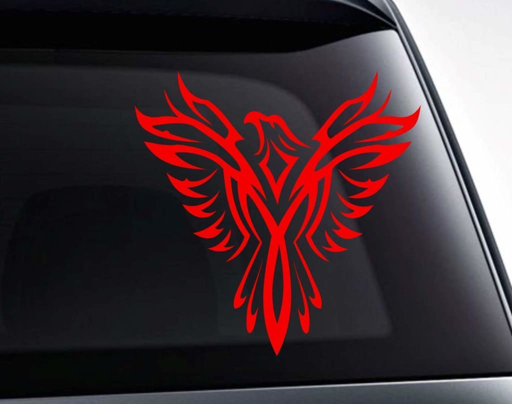 phoenix mythical bird vinyl decal sticker