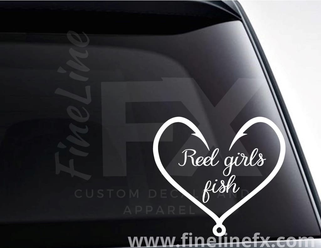 Keeping It Reel Fishing Vinyl Decal Sticker – FineLineFX Vinyl