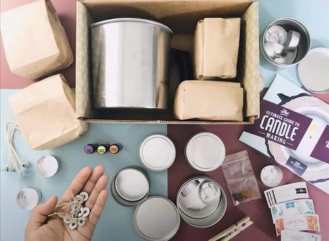 Soy Candle Making Kit - DIY Art in a Box - DIY Relaxation