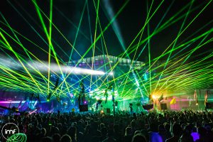 Imagine festival lasers