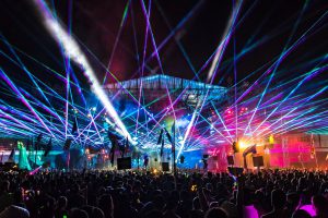 Imagine festival lasershow